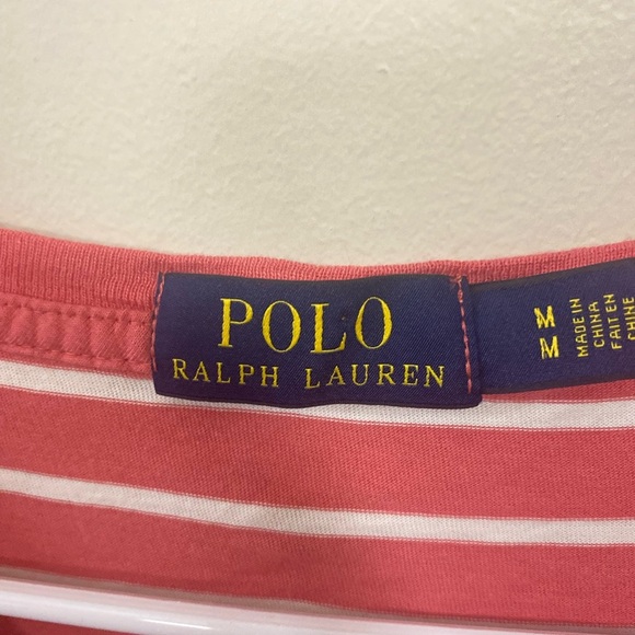 Polo by Ralph Lauren Red and White Short Sleeve Tee - Picture 10 of 11